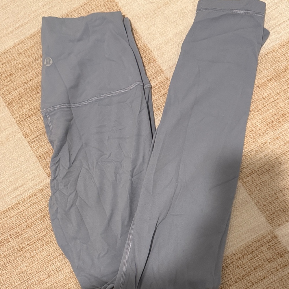 Blue Gray Lululemon Athletic Leggings